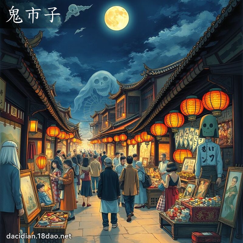 鬼市子 - 國語大辭典配圖