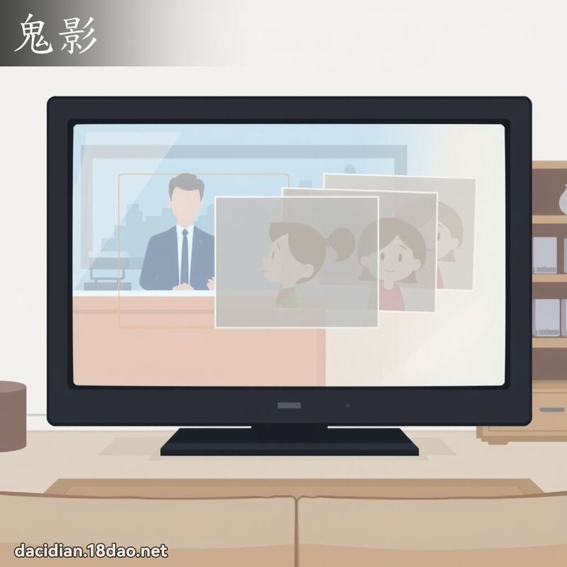 鬼影 - 国语大辞典配图