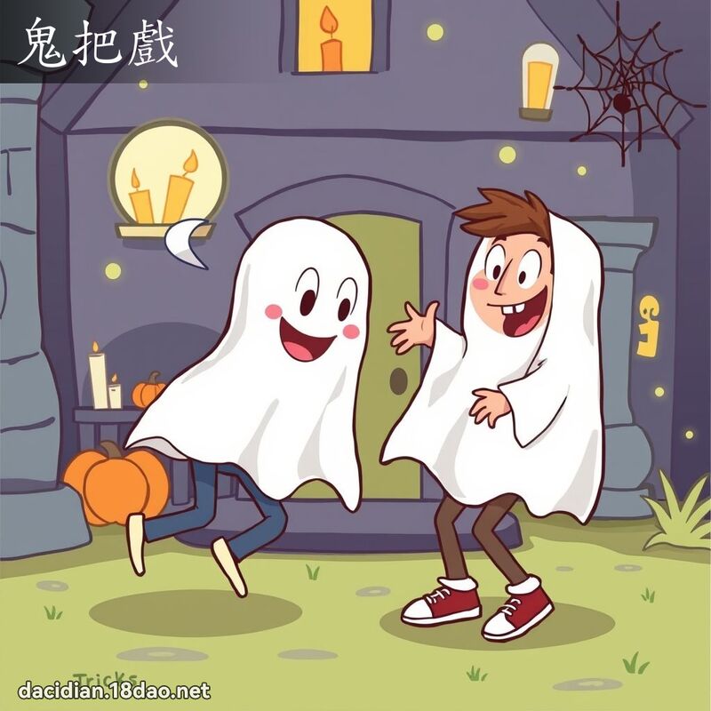 鬼把戏 - 国语大辞典配图