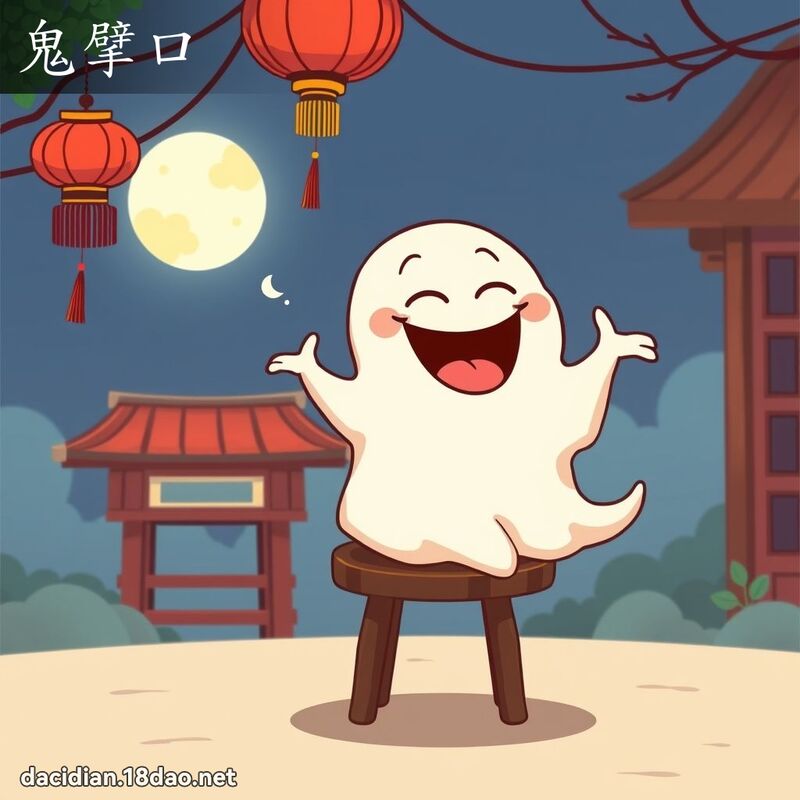 鬼擘口 - 国语大辞典配图