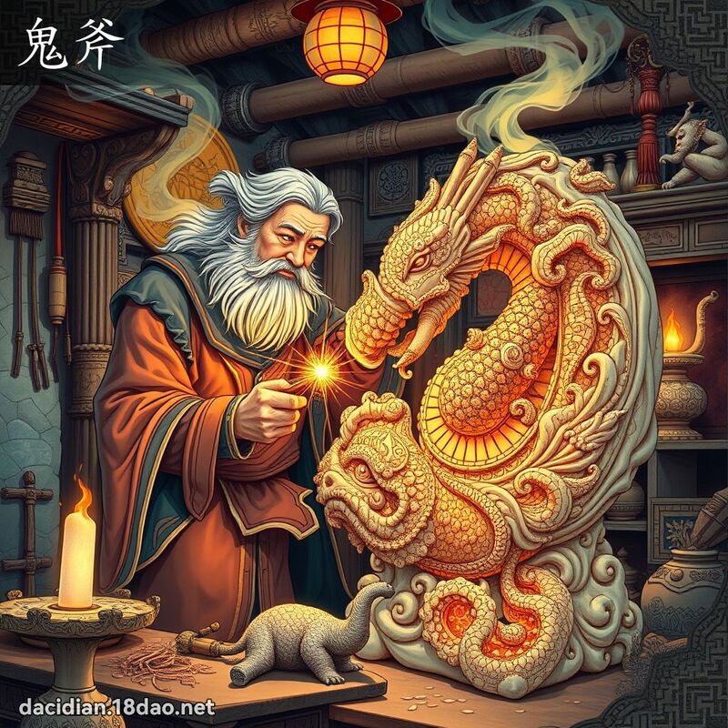 鬼斧 - 國語大辭典配圖