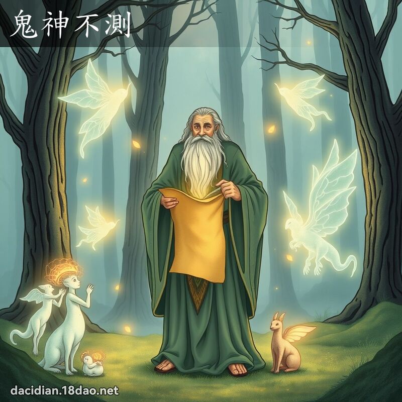 鬼神不測 - 國語大辭典配圖