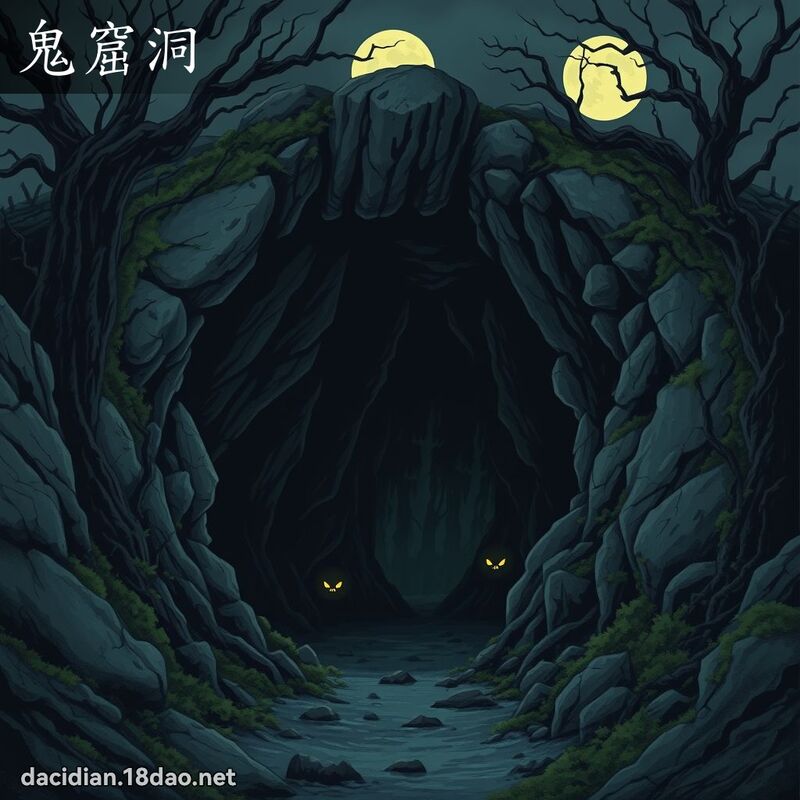 鬼窟洞 - 國語大辭典配圖
