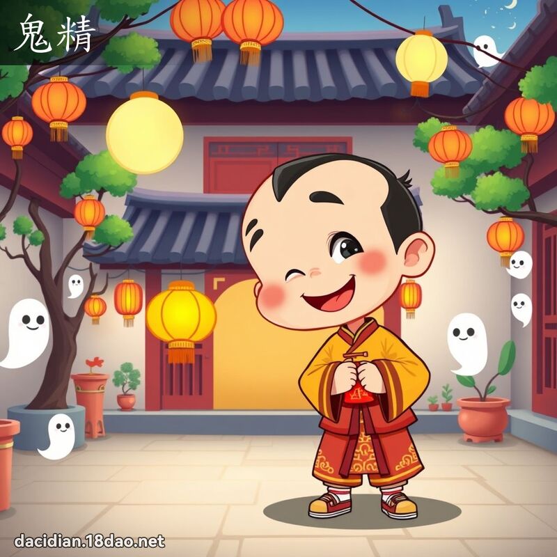鬼精 - 國語大辭典配圖