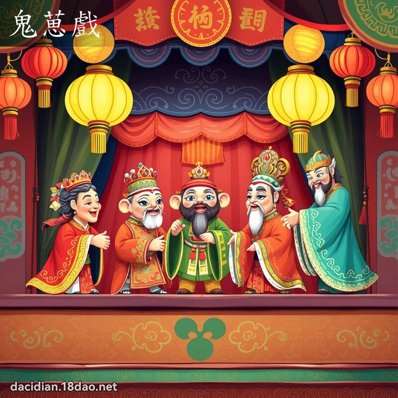 鬼葸戲 - 國語大辭典配圖