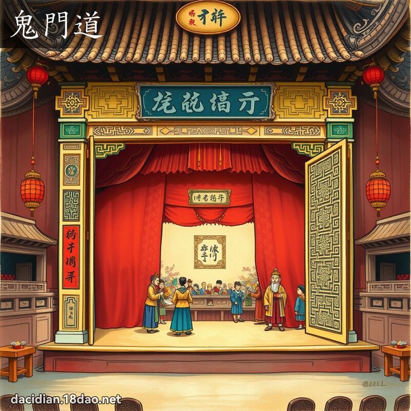 鬼门道 - 国语大辞典配图