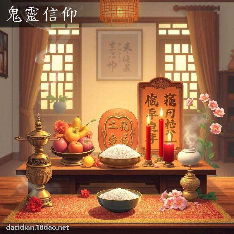鬼靈信仰 - 國語大辭典配圖