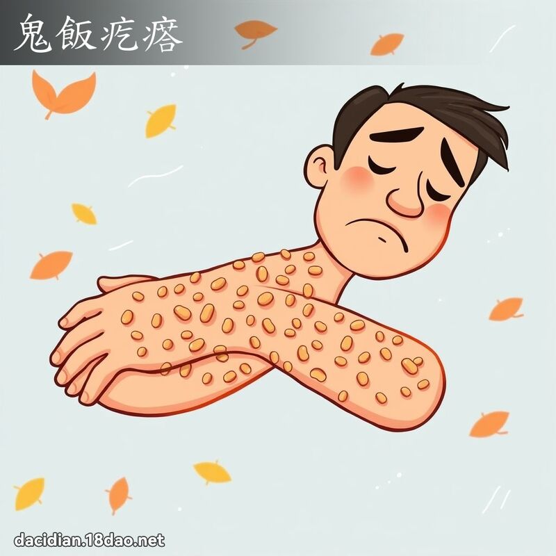 鬼饭疙瘩 - 国语大辞典配图