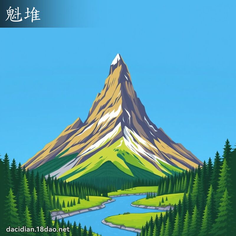 魁堆 - 国语大辞典配图