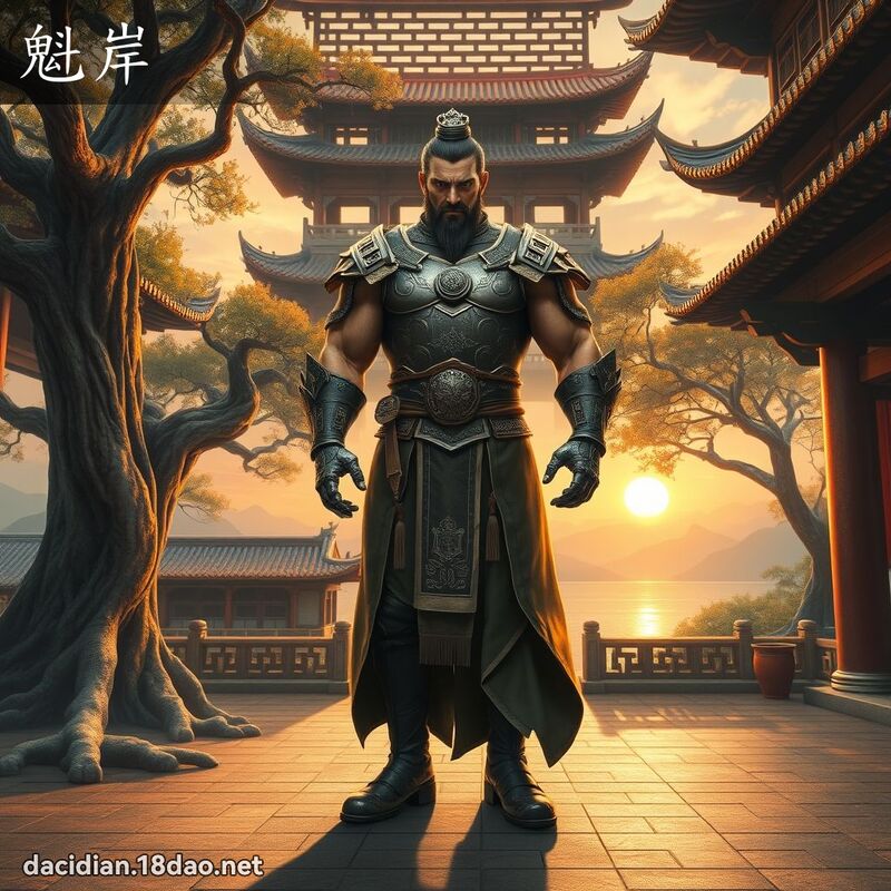 魁岸 - 國語大辭典配圖