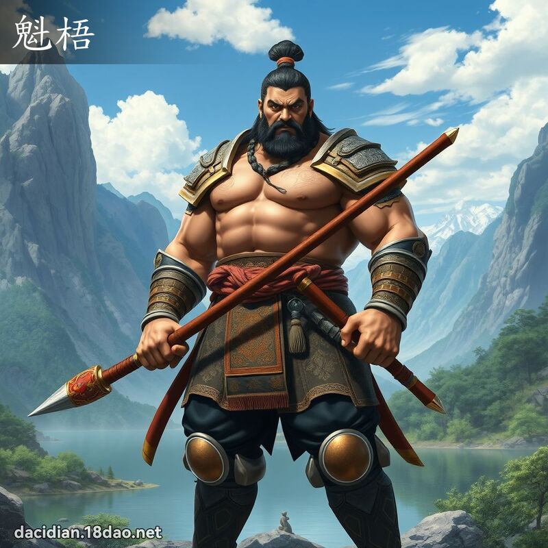 魁梧 - 国语大辞典配图