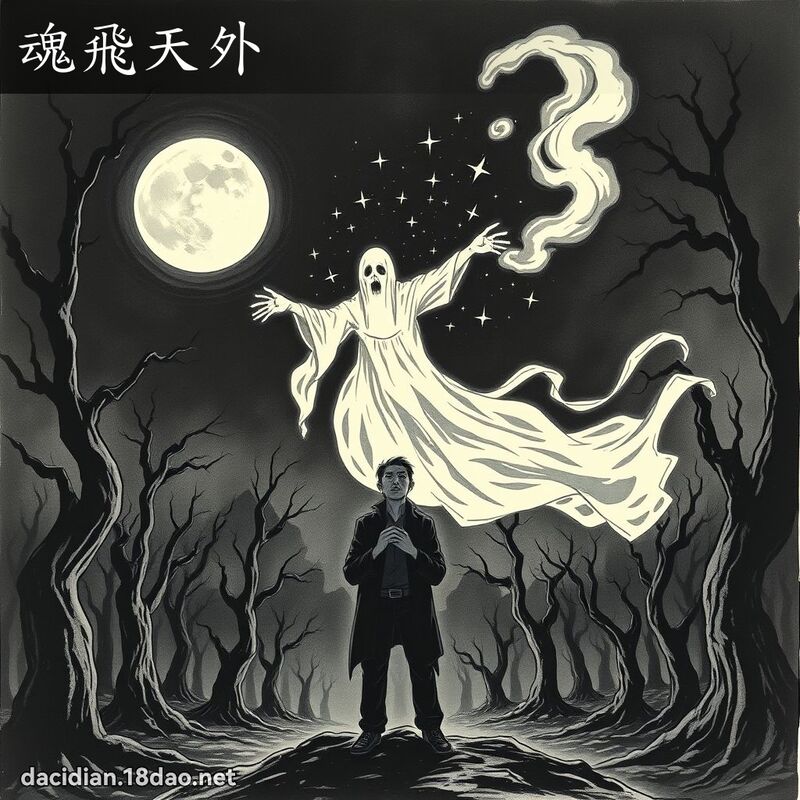魂飞天外 - 国语大辞典配图