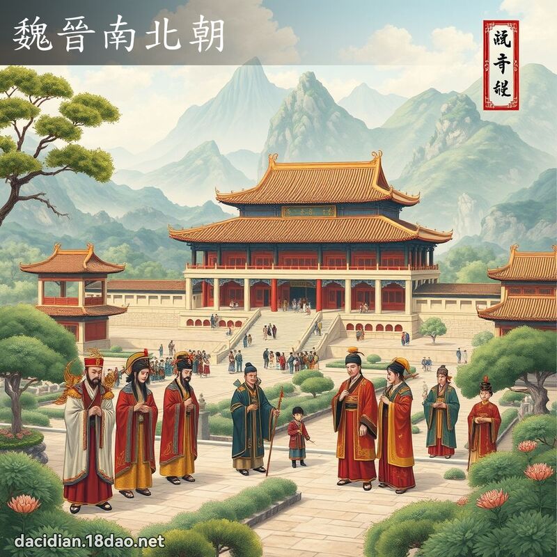 魏晉南北朝 - 國語大辭典配圖