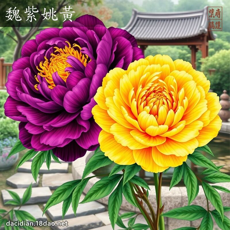 魏紫姚黃 - 國語大辭典配圖