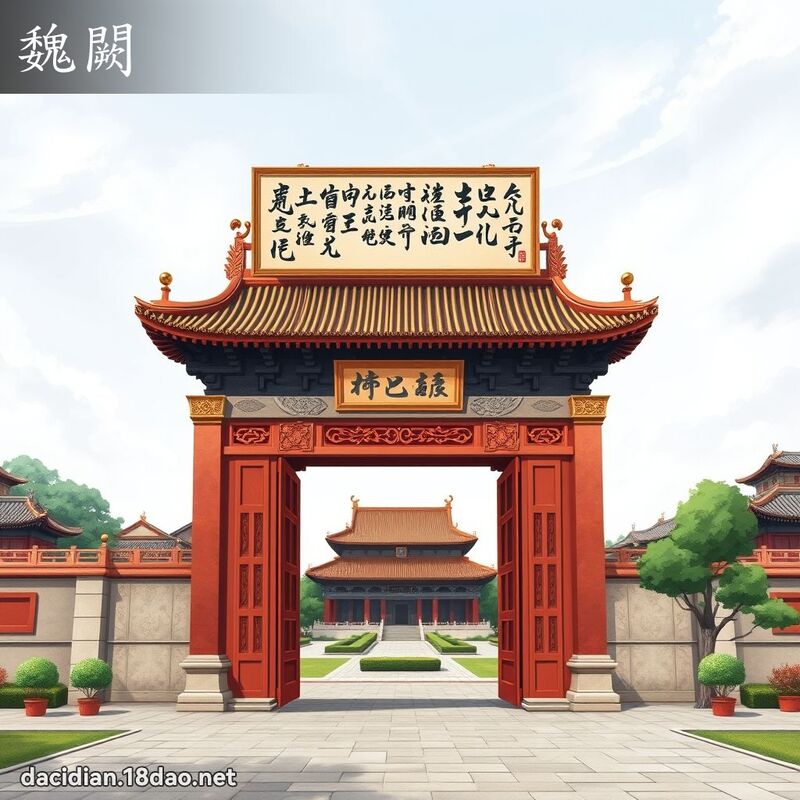 魏闕 - 國語大辭典配圖