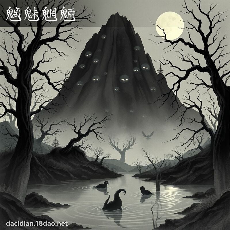魑魅魍魎 - 国语大辞典配图