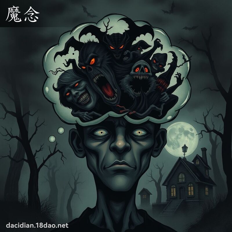 魔念 - 国语大辞典配图