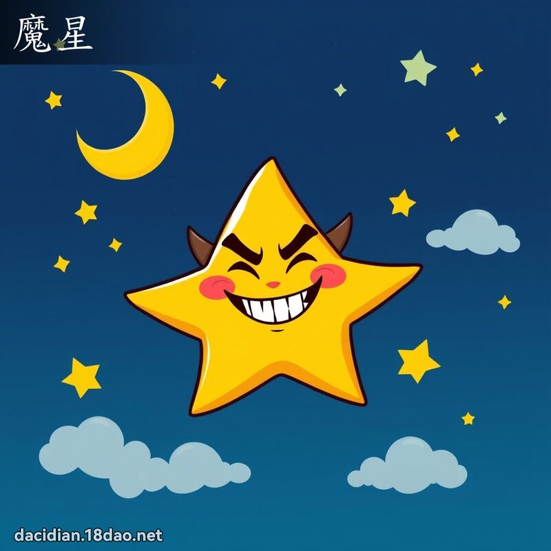 魔星 - 國語大辭典配圖