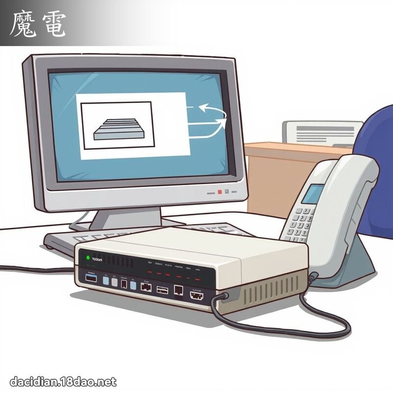 魔电 - 国语大辞典配图
