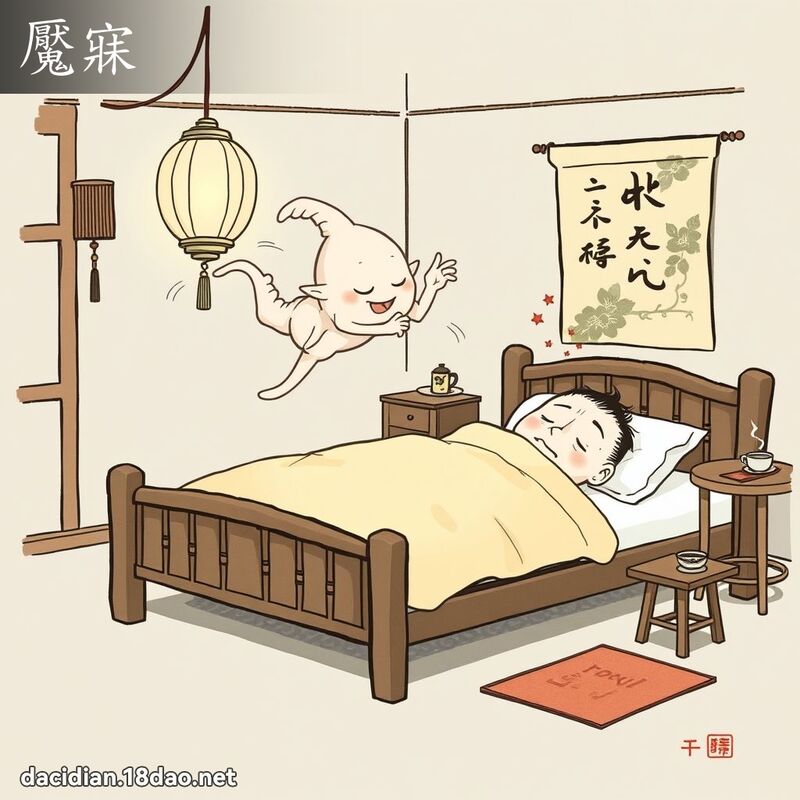 魘寐 - 国语大辞典配图