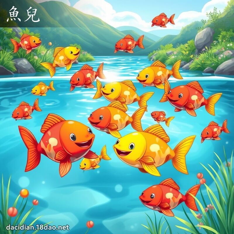 鱼儿 - 国语大辞典配图