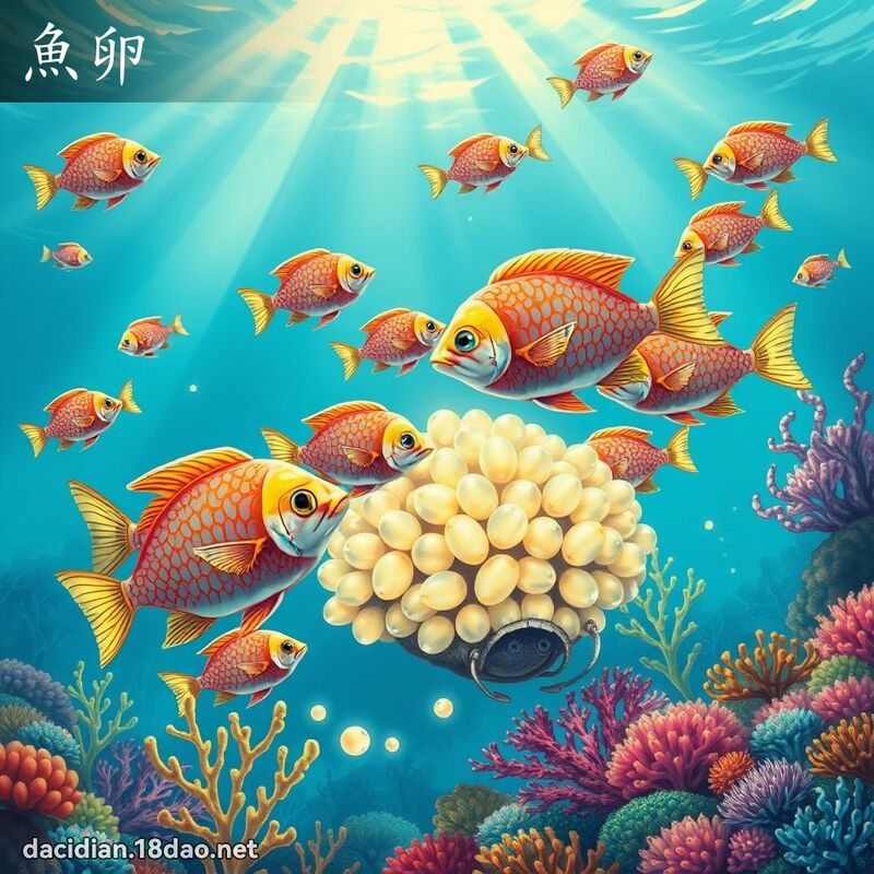 鱼卵 - 国语大辞典配图