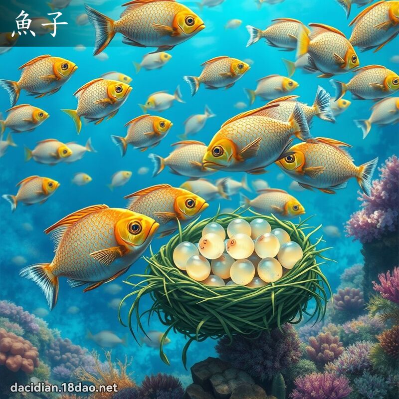 魚子 - 國語大辭典配圖