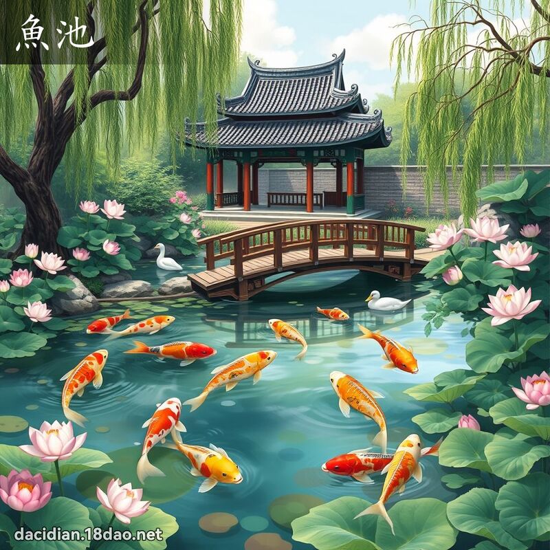 魚池 - 國語大辭典配圖