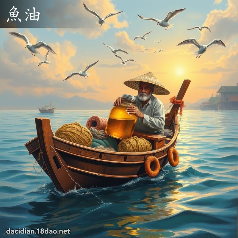 鱼油 - 国语大辞典配图