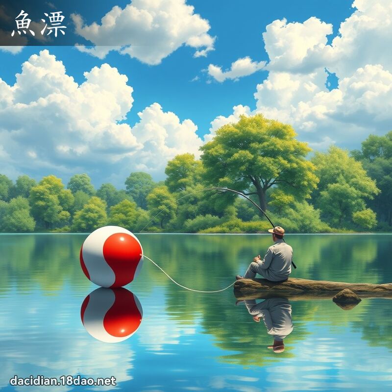 鱼漂 - 国语大辞典配图