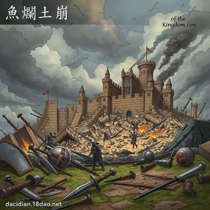 鱼烂土崩 - 国语大辞典配图
