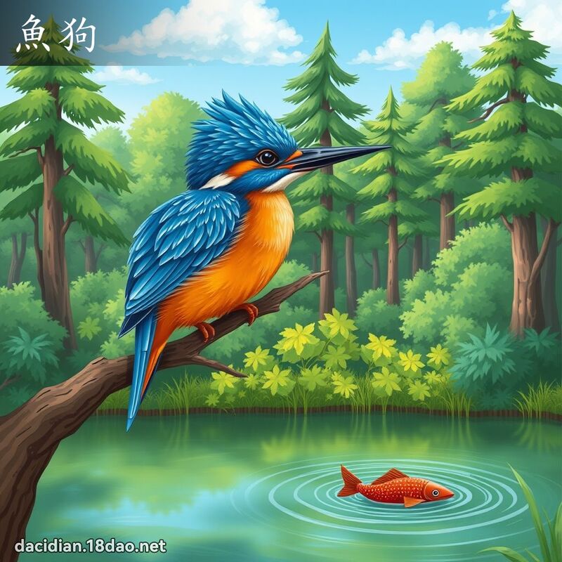 鱼狗 - 国语大辞典配图