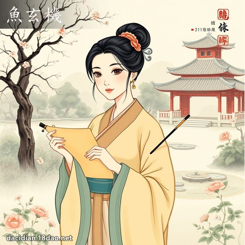 鱼玄机 - 国语大辞典配图