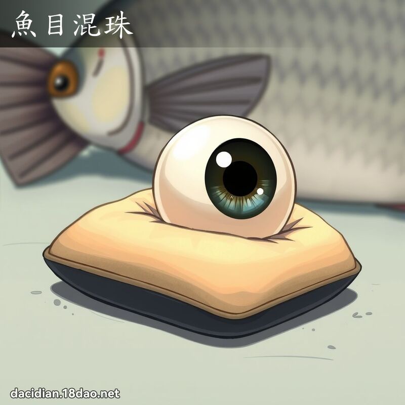 魚目混珠 - 國語大辭典配圖