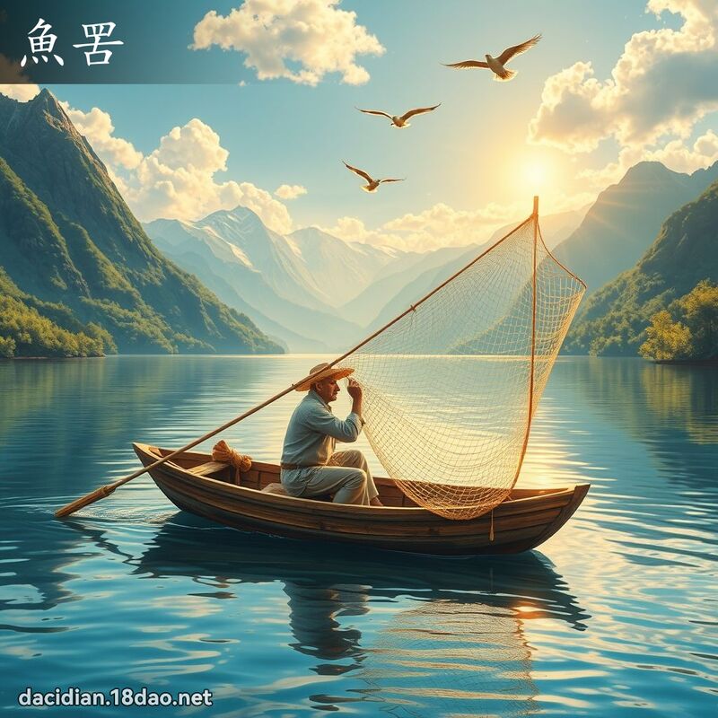 魚罟 - 國語大辭典配圖