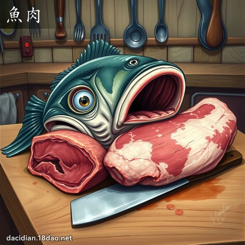 魚肉 - 國語大辭典配圖