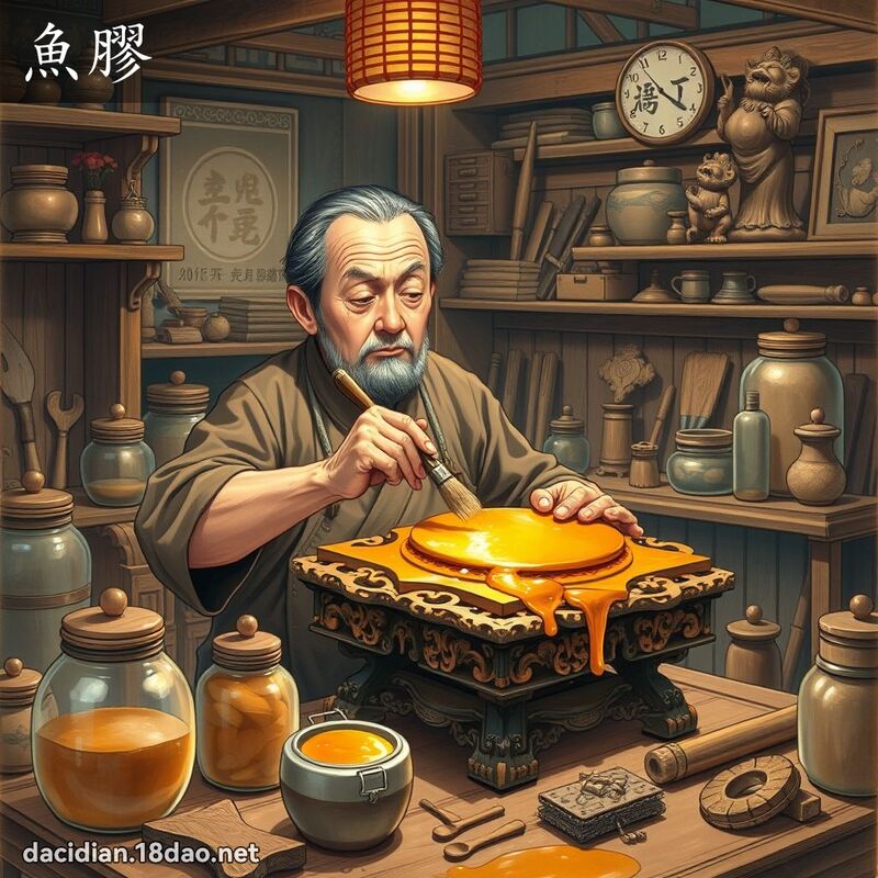 魚膠 - 國語大辭典配圖