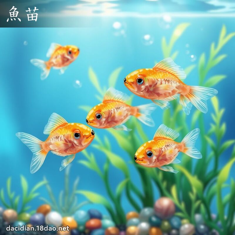 魚苗 - 國語大辭典配圖
