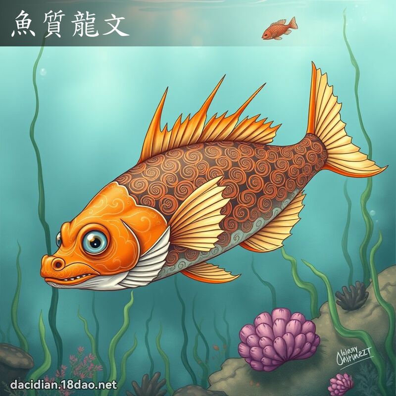 鱼质龙文 - 国语大辞典配图