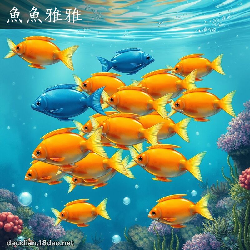 魚魚雅雅 - 國語大辭典配圖