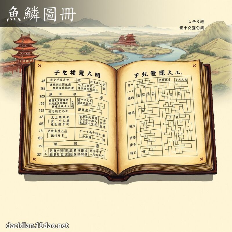 鱼鳞图册 - 国语大辞典配图