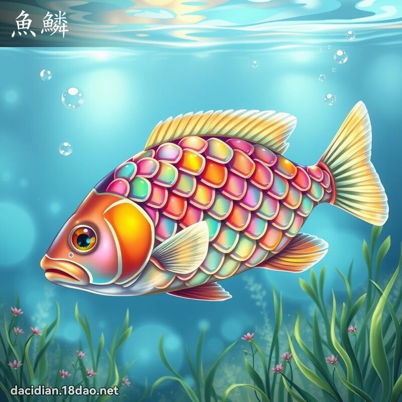 魚鱗 - 國語大辭典配圖