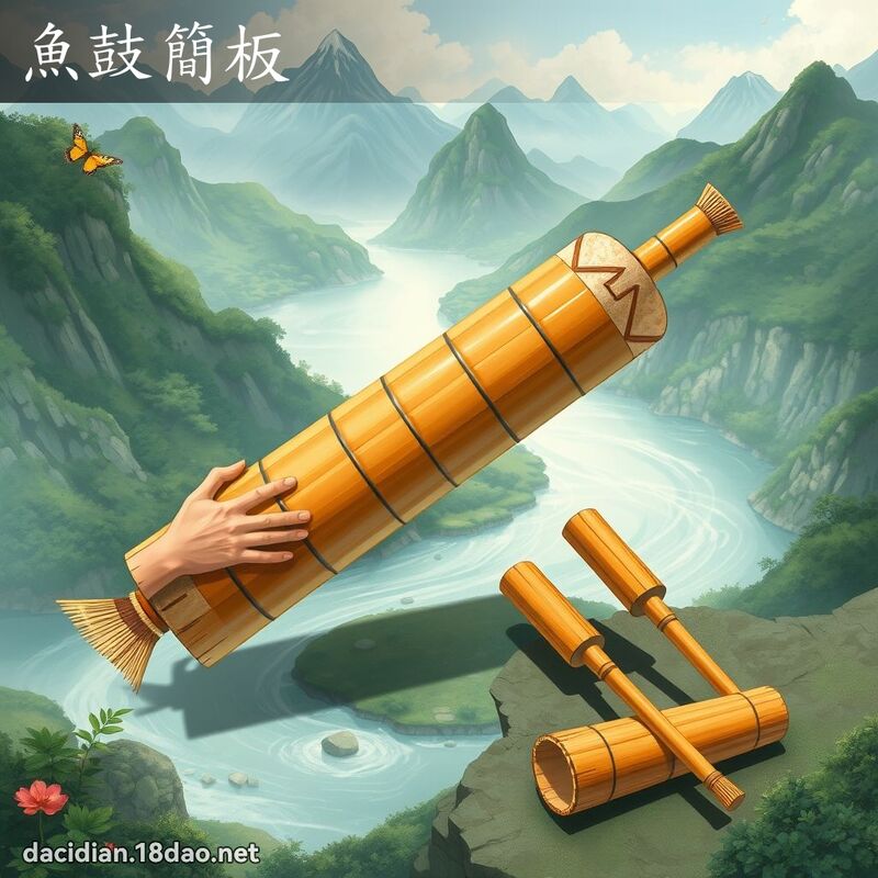 鱼鼓简板 - 国语大辞典配图