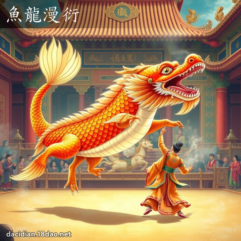 魚龍漫衍 - 國語大辭典配圖