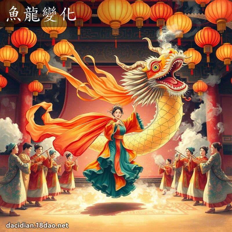 魚龍變化 - 國語大辭典配圖