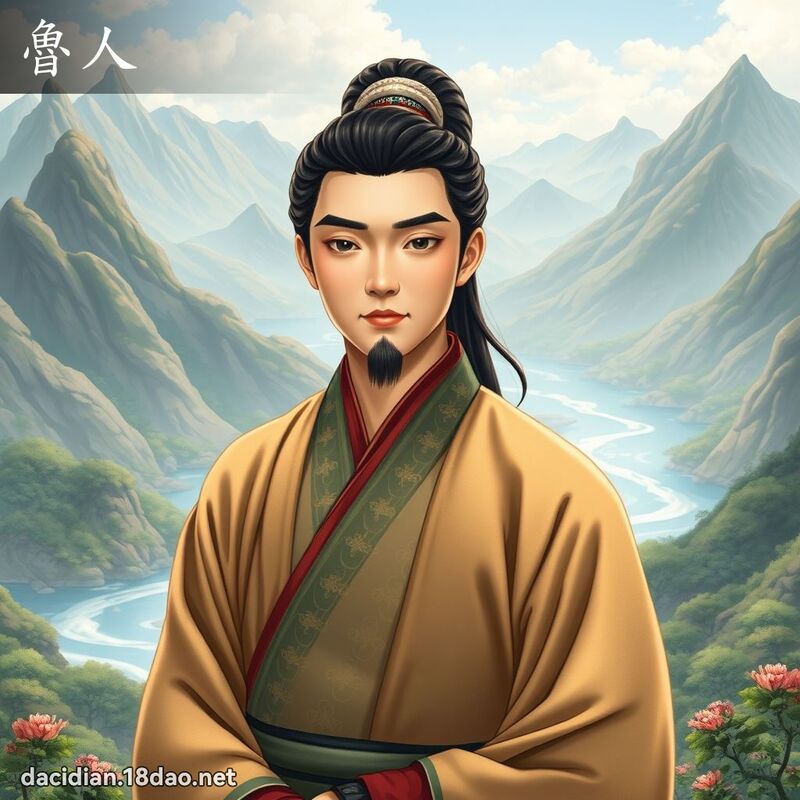 魯人 - 國語大辭典配圖
