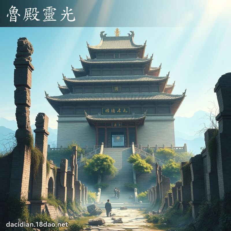 鲁殿灵光 - 国语大辞典配图