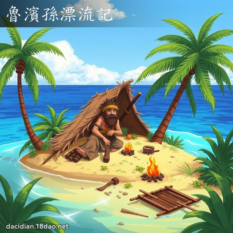 鲁滨孙漂流记 - 国语大辞典配图