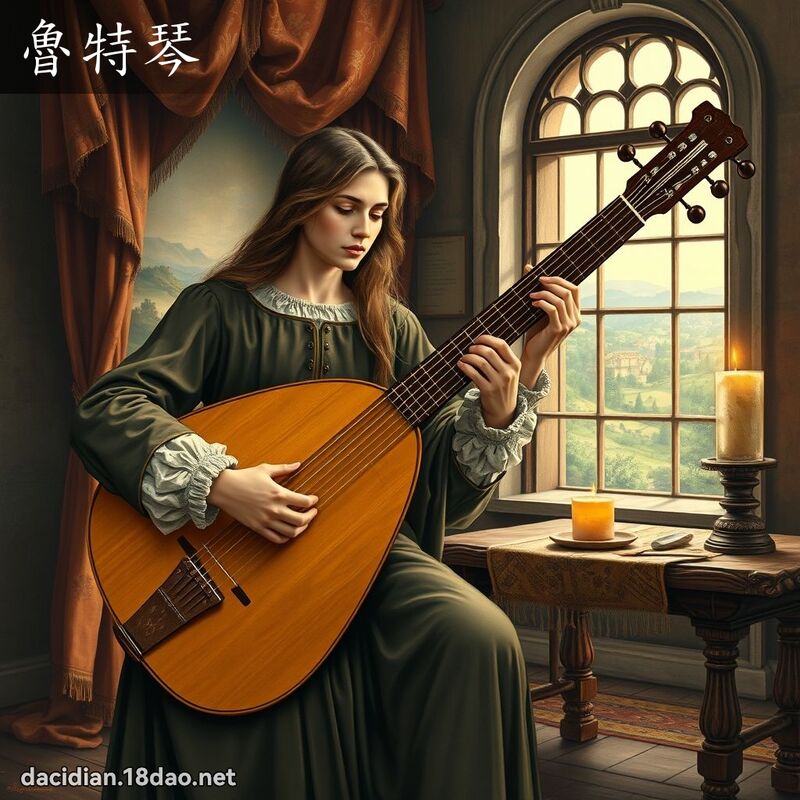 鲁特琴 - 国语大辞典配图