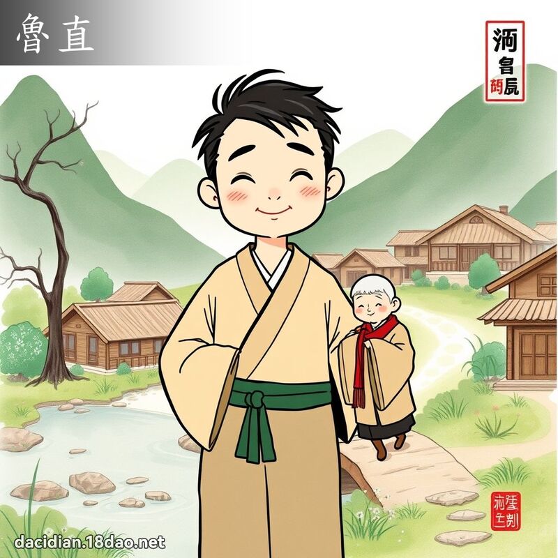 鲁直 - 国语大辞典配图
